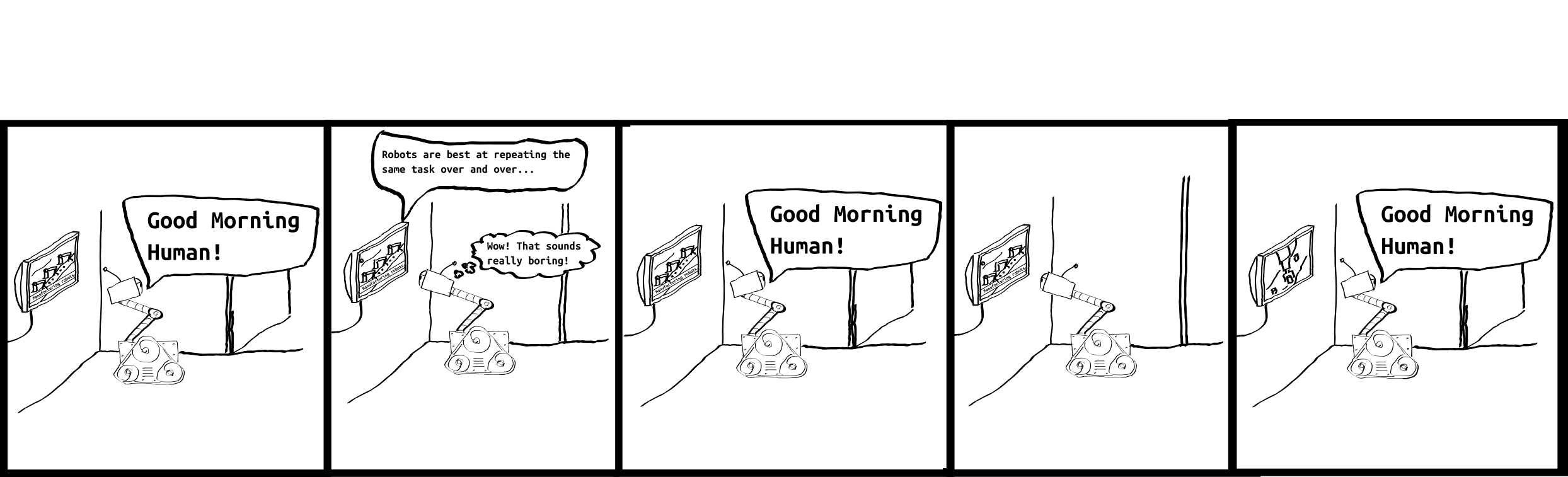 Repeated tasks.